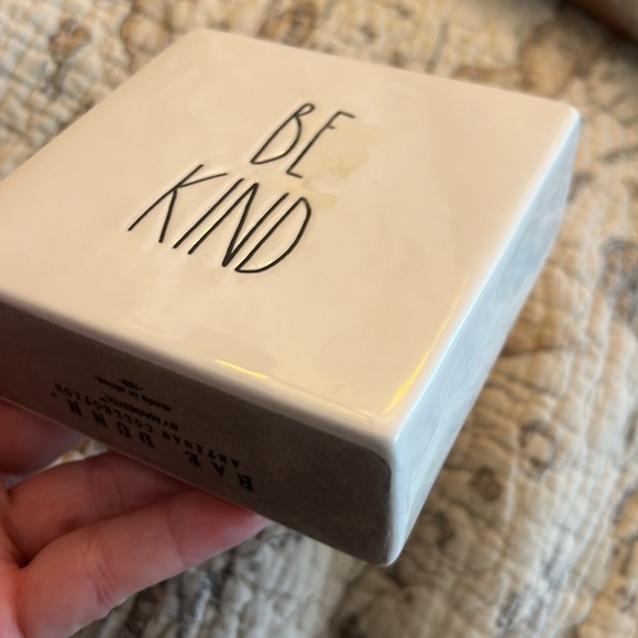 RAE DUNN STAY HUMBLE/BE KIND CERAMIC BLOCK - Picture 6 of 9